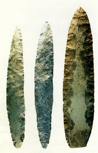 poignards en silex / flint daggers